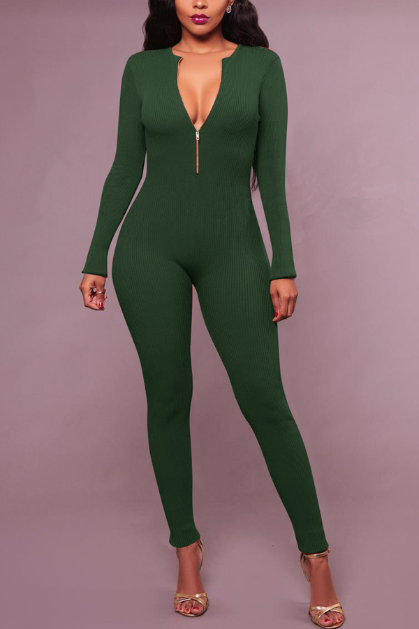 Spandex Solid Regular JumpsuitsLW Fashion Online For Women