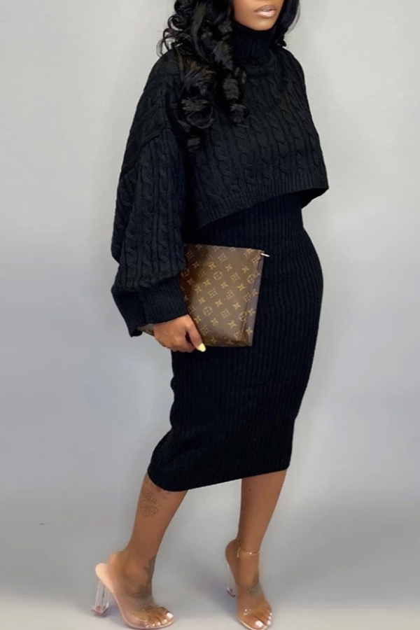 turtleneck two piece set