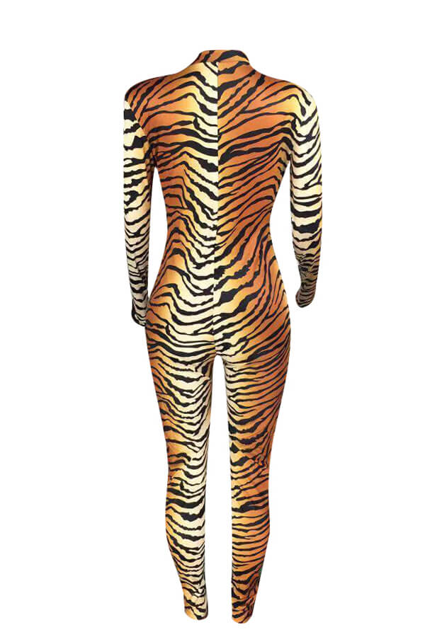 Lovely Sexy Tiger Stripes One-piece JumpsuitLW | Fashion Online For ...