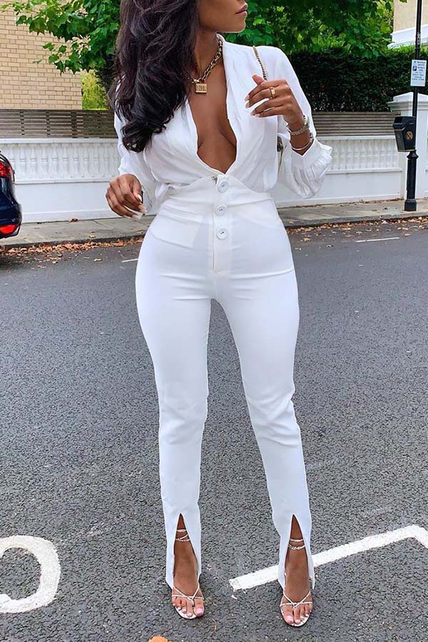 all white pants