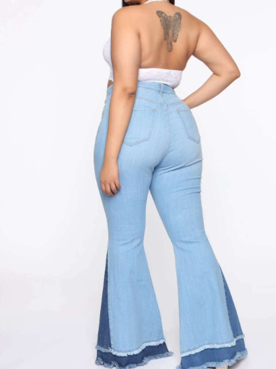 baby blue plus size top