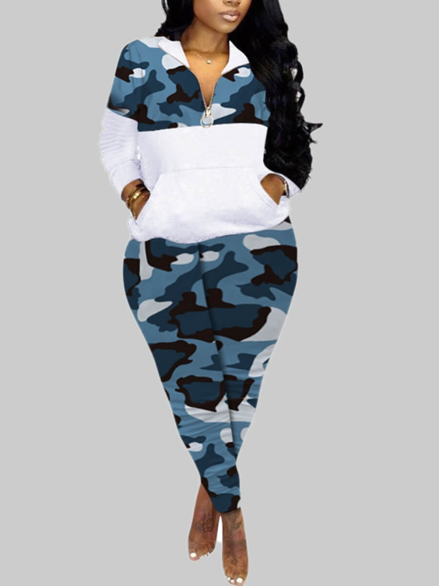 plus size camo sweatpants