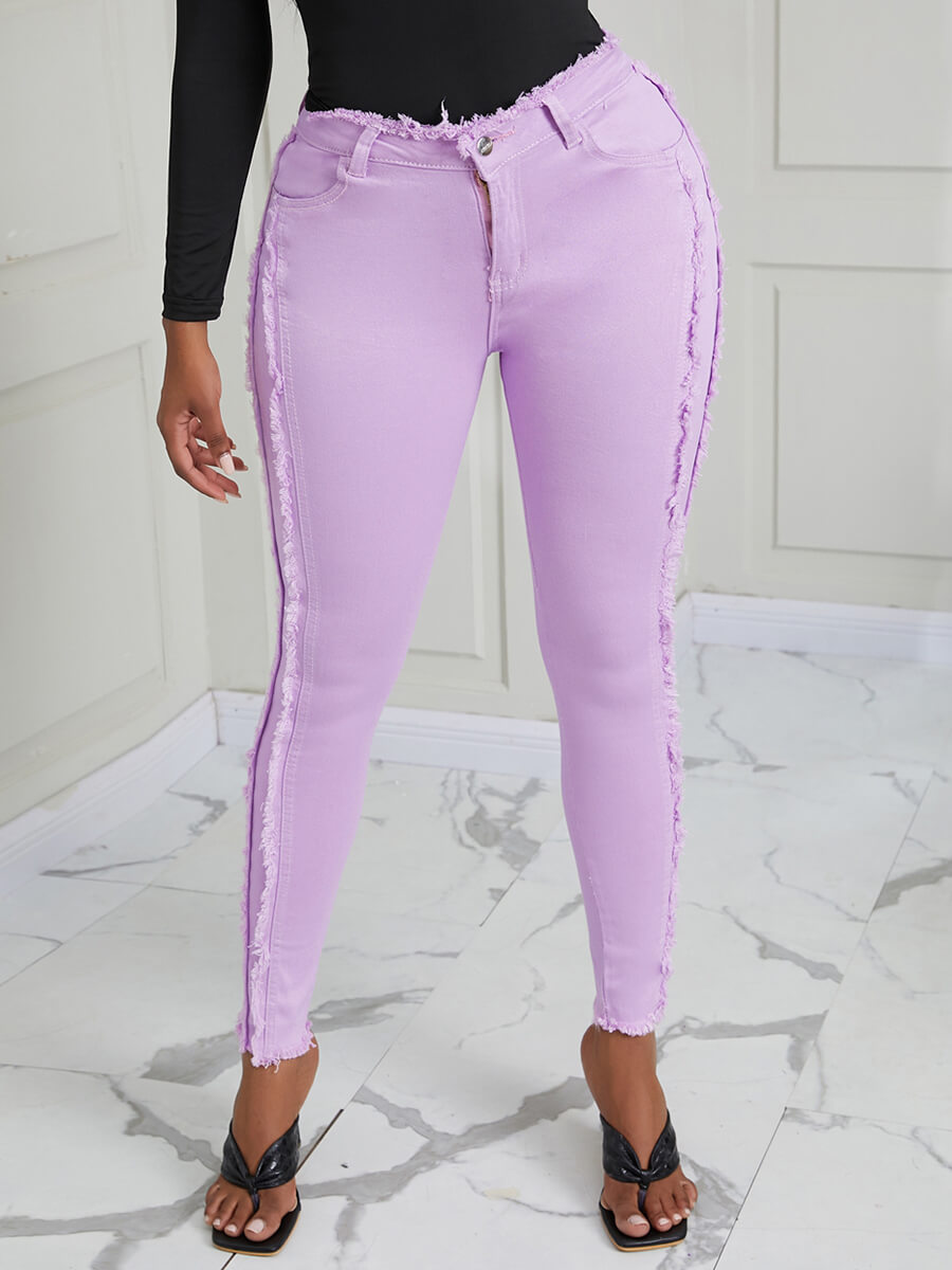 light purple pants