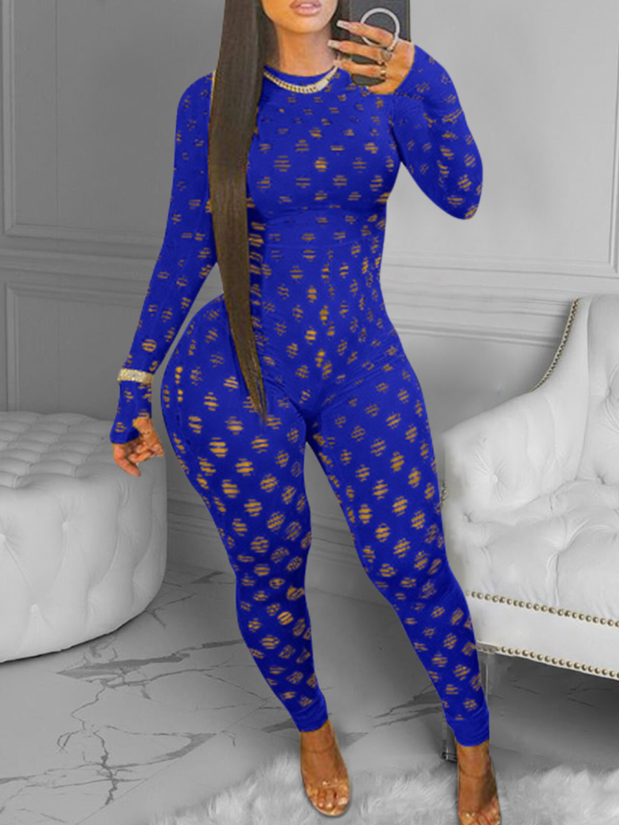 LW SXY Pierced Zipper Design Jumpsuit Sale | LovelyWholesale